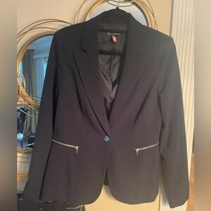 INC Suit - Jacket&Pants - Size 4 - Navy - EUC